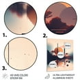 thumbnail image 3 of Designart "Pastel Serenity Mid-Century Bliss IV" Minimalism Metal Wall Art Prints, 3 of 5