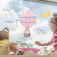thumbnail image 1 of Pegatinas para ventanas: 1 impresionante globo aerostático decorativo, pegatinas adhesivas estáticas para evitar que los pájaros choquen en sus ventanas, 1 of 5