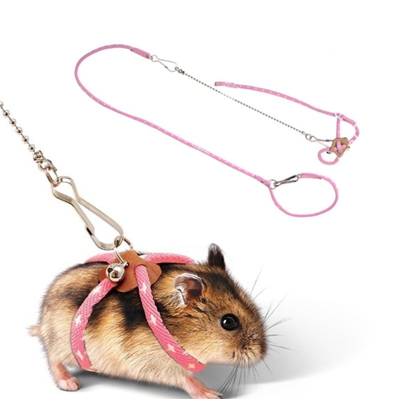 Adjustable Leash Collar Guinea Pig Small Pets Lead Pet Hamster Traction Rope _DM 