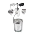 thumbnail image 1 of Spinning Tea Light Candle Holder Rotating Moon Light Holder Candlestick for Festive Wedding Heart, 1 of 9