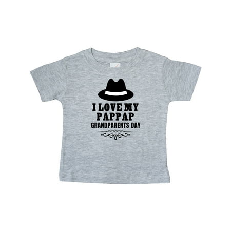 

Inktastic Grandparents Day I Love My Pappap Gift Baby Boy or Baby Girl T-Shirt