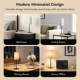 thumbnail image 5 of EDISHINE Table Lamps set of 2 for Living Room Bedroom Modern Style Pull Chain Switch, 5 of 9