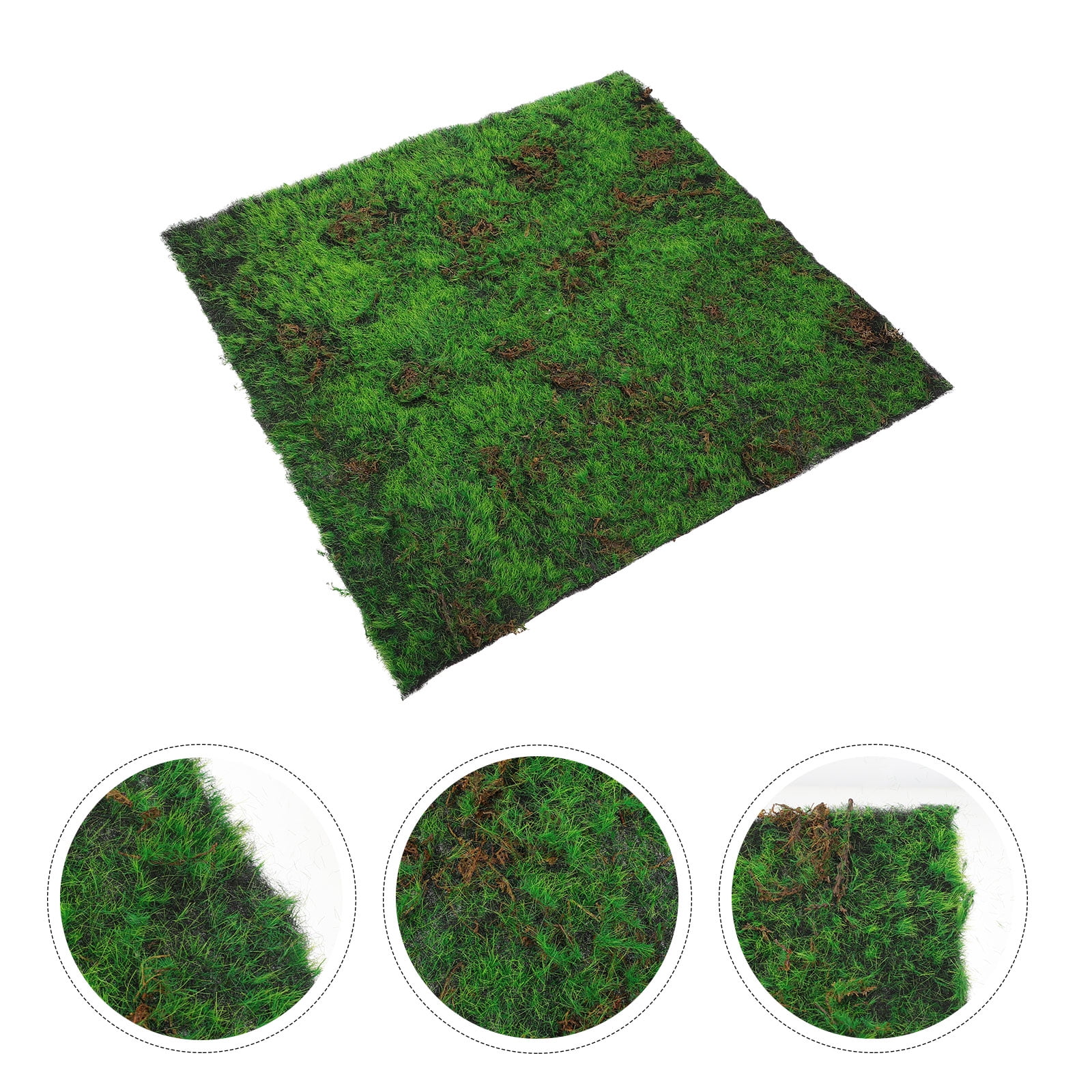 SOPOTUTU Artificial Moss Sheet Green Decorative Turf for Garden Micro Landscape