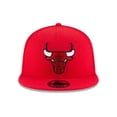 thumbnail image 2 of Gorra New Era NBA 9Fifty Snapback para hombre Chicago Bulls roja, 2 of 4