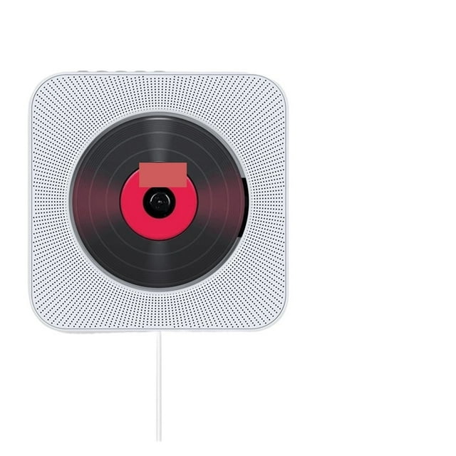 Portable English Music Player Smart CD Player Album Disc Ideal Gift for Students ,Bluetooth Transmitter 5.0