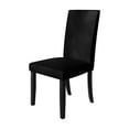 thumbnail image 6 of Home Design Skokie Dining Chair (Set of 2), Black, Parsons style, Cushioned seat and back, Comfortable seating, Sturdy frame, Modern design, Durable construction, 6 of 9