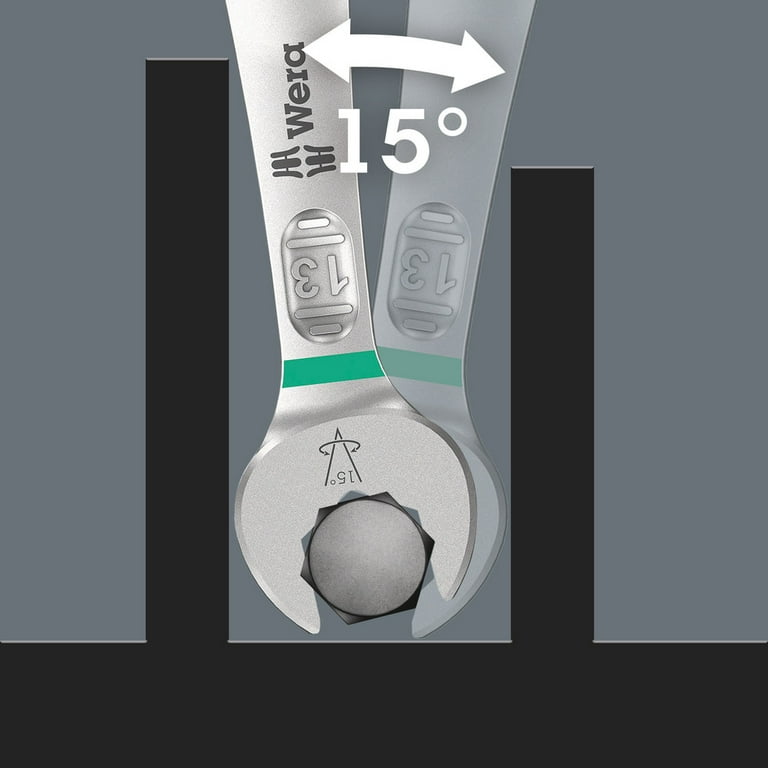 Wera 020314 Joker 4 Set 1 Double Open-ended Metric Wrench