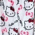 thumbnail image 4 of HelloKitty Anime Pajamas Pants Women Cartoon Family Christmas Halloween Pajama Pants Kawaii Flannel Pajama Pants Black and Pink, 4 of 5