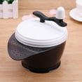 Yguping Manual Hair Color Mixing Plastic Bowl Dyeing Mixer Hairdressing