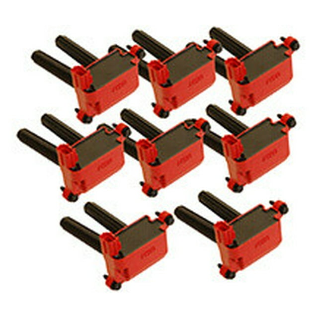 MSD Ignition Bobine d'Allumage 82558 Blaster; HEMI Bobine-sur-Prise; Rouge et Noir; Ensemble de 8