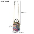 thumbnail image 2 of FORMRS Crossbody Bag for Women Shoulder Cell Phone Purse with Zipper, Light Colorful Circles, 2 of 7