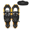 thumbnail image 1 of Tignapoo ROEAM Durable Aluminum Snowshoes with Adjustable Bindings, 29 Inch Yellow, Ideal for Winter Hiking and Trails, 1 of 6