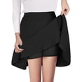 thumbnail image 5 of High Waist Pleat Skirt Preppy A-line Mini Skirt For Spring & Summer Women's Clothing, 5 of 9