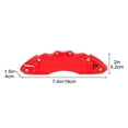 thumbnail image 3 of Car Brake Caliper Covers Car Metal Brake Caliper Cover Aluminum Wheel Covers Decorative Brake Covers Abalone Covers Christmas Gifts Of The Day, 3 of 8