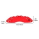 thumbnail image 3 of Pisexur Accesorios para coches, Electrónica para cochesCubiertas de pinza de freno de coche, cubierta de pinza de freno de metal para coche, cubiertas de ruedas de aluminio, cubiertas de freno decora, 3 of 3