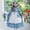 k-1125Sky Blue2242, variant on SONGGE Toddler Girl Floral Dress For Girls Countryside Outfit Sets Vintage Themed Children Clothing For Festival Cartoon Trendy Clothes Sets