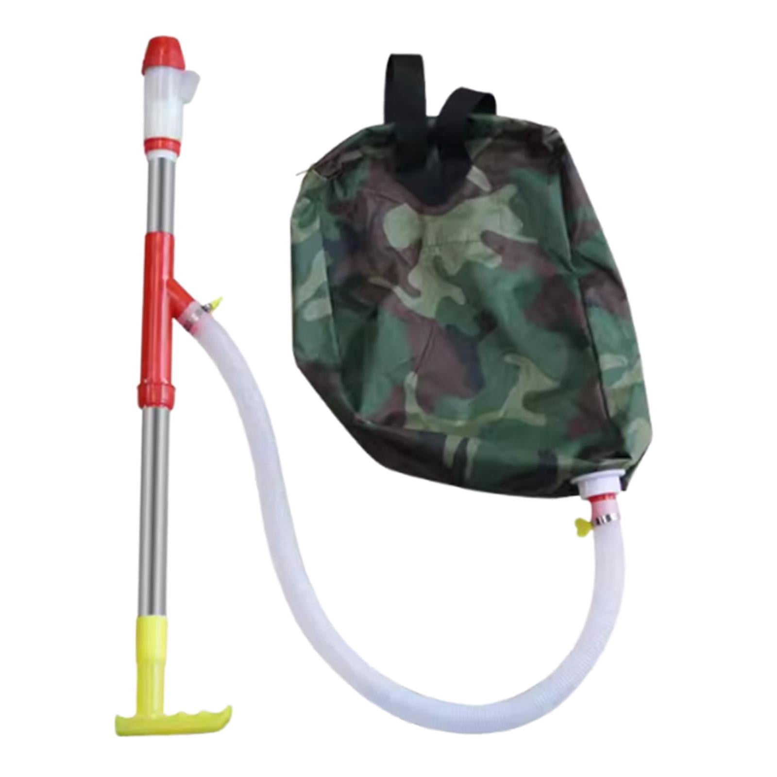 CarpNettore Fertilizer Spreader Agricultural Manure Applicator Garden Handheld with Backpack Single Metal Tube