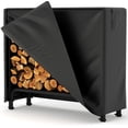 thumbnail image 1 of Bingirl 4FT Firewood Log Rack with Zipper Cover, 2600lbs Capacity, Black Waterproof Oxford, 1 of 6
