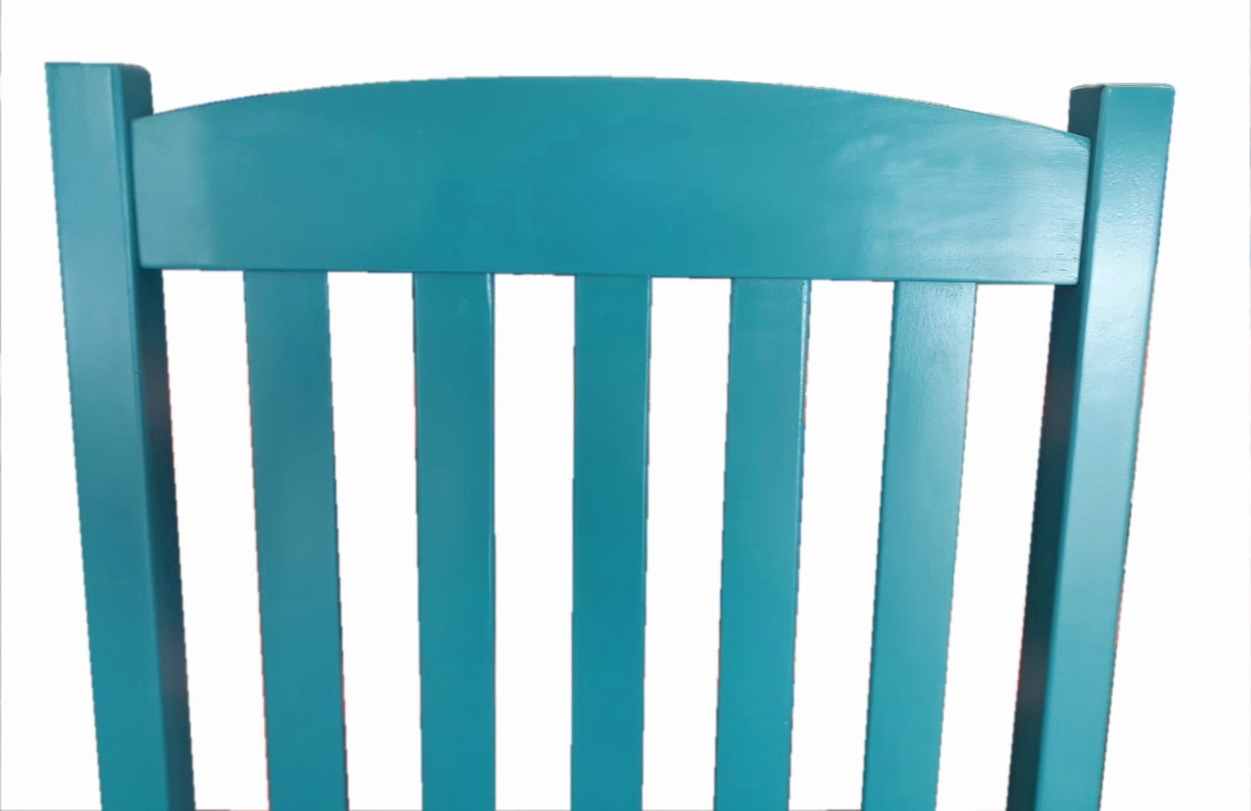 Mainstays Outdoor Wood Porch Rocking Chair, Turquoise
