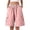 404Pink1822, variant on CAIVO Women Utility Shorts For High Waist Shorts With Minimalist Design Summer Casual Wear For Everyday Style Breathable Outdoor Work Solid Color Bottoms