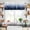 Blue, variant on Navy Blue Ombre Kitchen Curtain Valances for Windows Farmhouse Short Curtains, Primeval Forest Modern Abstract Art Aesthetics Rod Pocket Valance Curtain for Bedroom Cafe Living Room 54"x18"