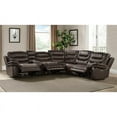 thumbnail image 5 of Intercon Furniture Cody 6-Piece Top Grain Leather Sectional in Brown, 5 of 5