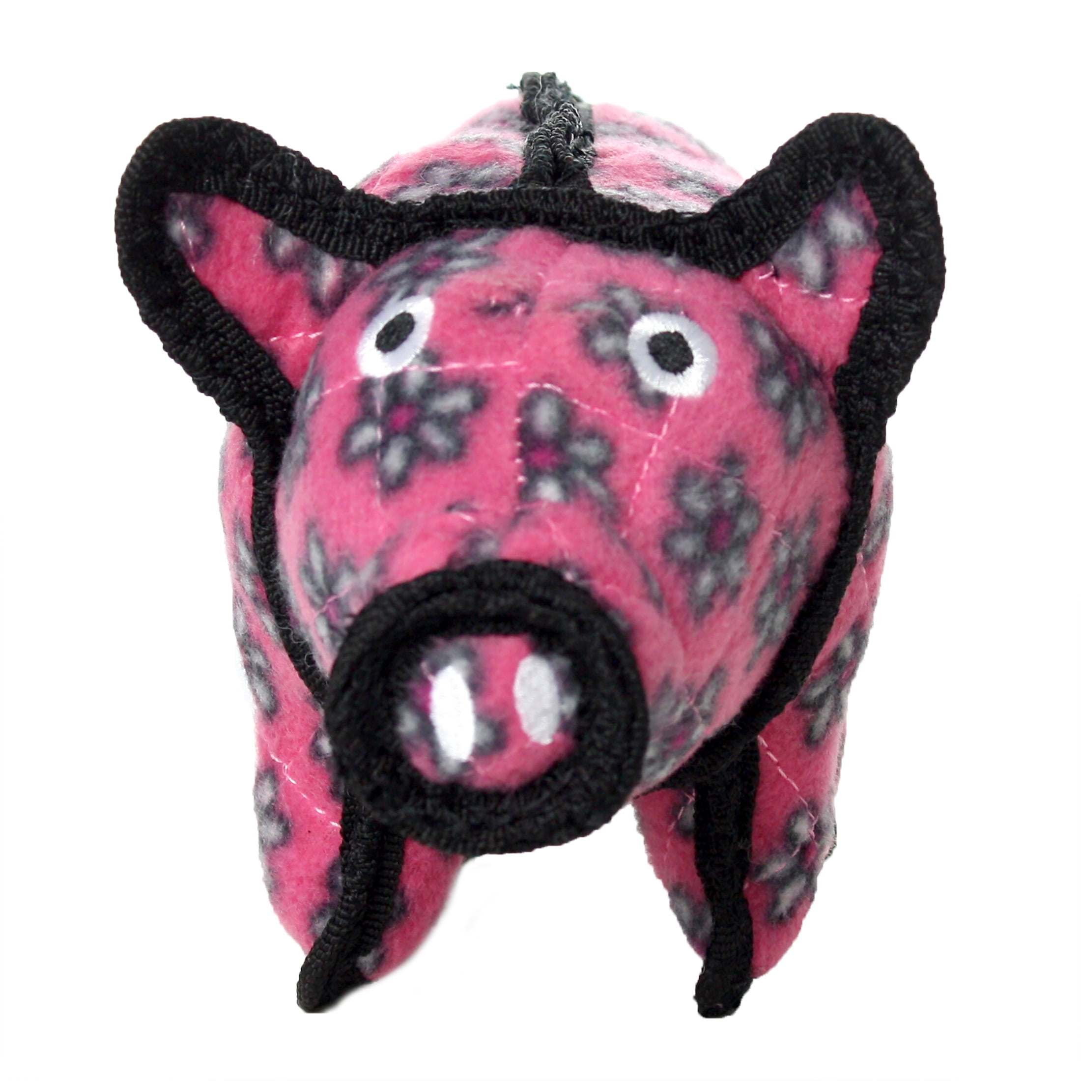 Tuffy Jr Barnyard Pig Durable Plush Squeaky Dog Toy