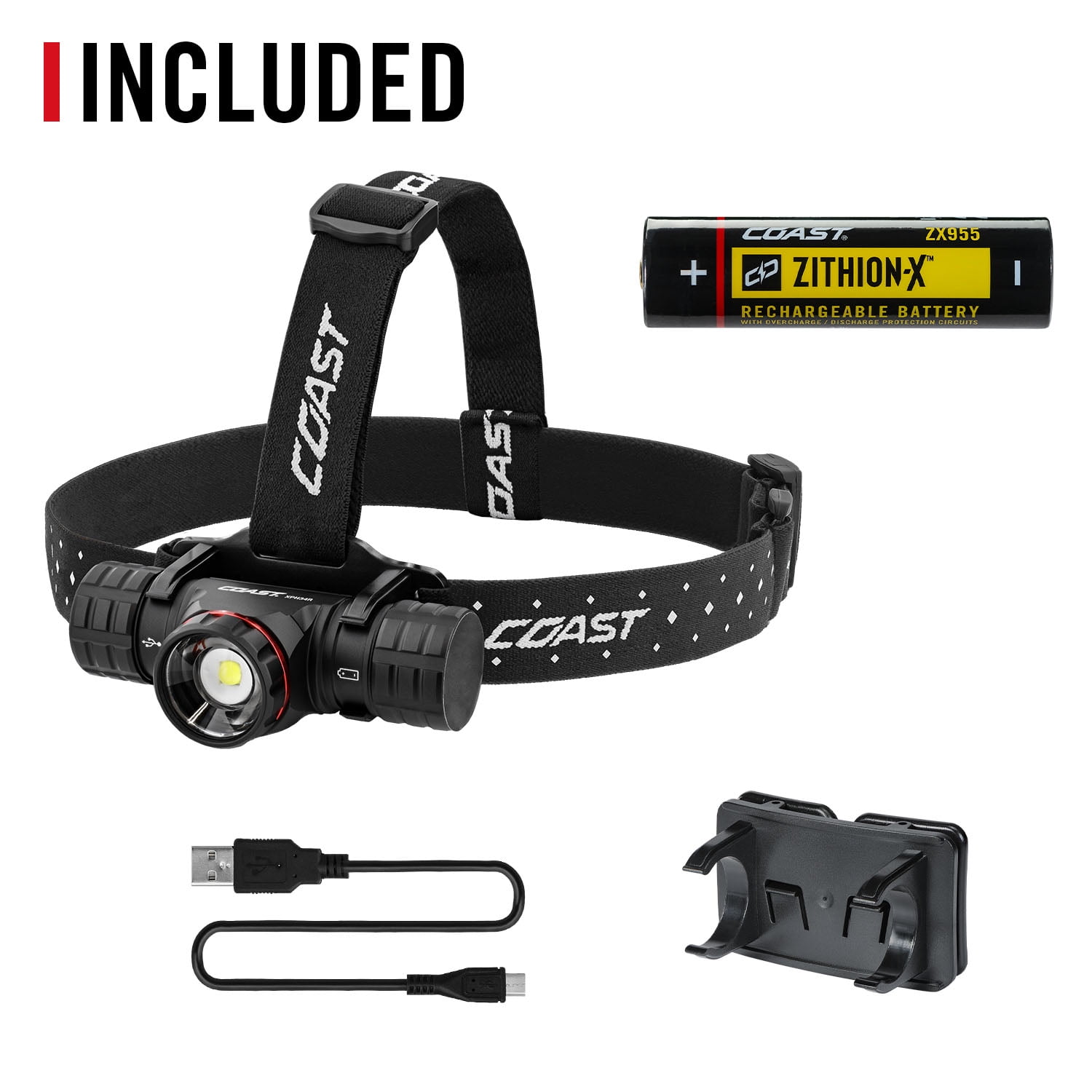 COAST Products LED Headlamp, Multi-Purpose, Rechargeable, 2075