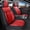Black&Red2, variant on LAONNVIR Front Car Seat Covers,Black Leather Car Seat Protectors,Luxury Auto Interior Accessories,Custom Fit fo Honda Accord 2003-2017,Black&Grey