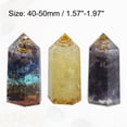 thumbnail image 2 of Piedra de palma Unique Bargains 3 piezas de cristal de imitación columna de piedra tallada, 2 of 7