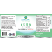 Best Earth Naturals Yoga Vitamins, Dietary Supplement, Glucosamine, Chondroitin, MSM & More 30 Ct