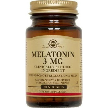 Solgar Melatonin 3 mg - 60 Nuggets