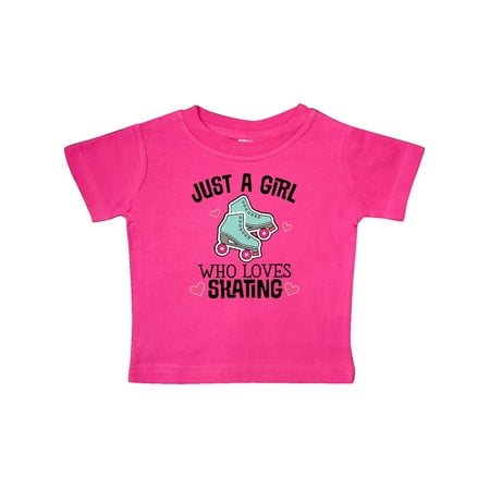 

Inktastic Just A Girl Who Loves Skating Gift Baby Girl T-Shirt