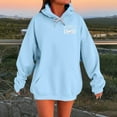 thumbnail image 2 of WZXFASHION Chandail à Col Imprimé pour la Journée de Compétition pour Femmes, Épaules Dénudées, Manches Longues, Liquidation à 50 % de Rabais, Chandail à Capuchon à Fermeture à Glissière Brodé, 2 of 9