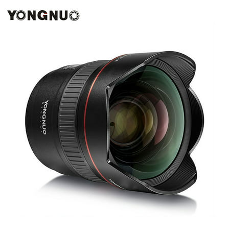 YONGNUO YN14mm F2.8 Ultra-wide Angle Prime Lens Auto/ Manual Focus 114° Diagonal Angle for Canon DSLR (Best Wide Angle Prime)