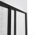 thumbnail image 6 of DreamLine Cornerview 36 in. D x 36 in. W Framed Sliding Shower Enclosure, Shower Base and Acrylic Backwall Kit in Satin Black, 6 of 16