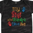 thumbnail image 4 of Inktastic My Gigi and Grandpa Love Me Boys or Girls Baby Bodysuit, 4 of 5