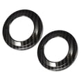 thumbnail image 1 of 2uds A Pilar Altavoz Cubierta para Jeep Carbono Fibra Patrón Negro, 1 of 1