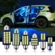thumbnail image 4 of 20 piezas T10 luz de matrícula LED Kit de bombilla Interior de coche luces interiores de coche superbrillantes para mapa de coche placa de matrícula lado de la puerta, 4 of 9
