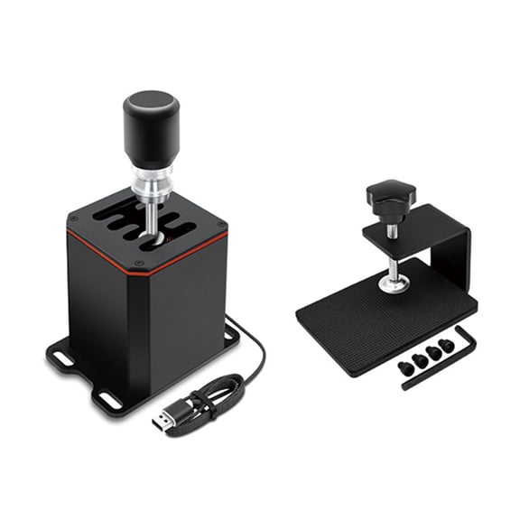 Height Adjustable Racing Shifter for PC Racing Games USB Simulators Shifter Enhancing Gaming Experience Gaming Accessory