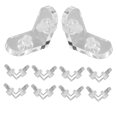 thumbnail image 4 of unbranded 10Ud Soportes De En L Transparente De Acrílico Resistentes Y Antidesgaste, 4 of 8