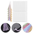 thumbnail image 2 of 30 juegos de marcapáginas acrílicos transparentes, marcapáginas acrílicos en blanco, marcadores acrílicos con borlas, 2 of 7
