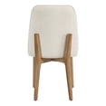 thumbnail image 6 of Jada Dining Chair 2-Pack in Linen Fabric with Oak Finish Wood, 6 of 11