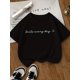 thumbnail image 1 of Girls' Summer T-Shirt | Cotton | Casual Round Neck with 'Smile Every Day' Print | Machine Washable | Ideal for Outdoor Activities | Ages 7-14, Summer Clothing | Playful Graphic Tee | Soft Knit Fabric, 1 of 6