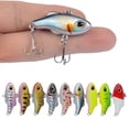 thumbnail image 2 of 2pc Winter Wobbler Sinking Fishing Crankbaits - ABS Material, 1.38inch, 5g - Ideal for Bass, Catfish, Trout, Salmon, Golden Perch - Ice and Sea Fishing Lure with Enhanced Catch Rate, 2 of 10
