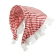 thumbnail image 4 of MERIGLARE Foulard Triangle Bandeau Confortable Foulard pour Cheveux pour Décoration de Festival Femmes Rouge, 4 of 9