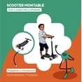 thumbnail image 4 of Kinene | Scooter Montable Infantil con Dirección por Inclinación, Música y Luces LED – Plegable – Modelo KN-717R, 4 of 9
