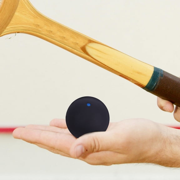 Luxshiny Bouncing Ball for Sports Training Adjustable Elasticity Lightweight Rubber Black 3 Compact Size