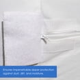 thumbnail image 3 of Queen Rose King  Waterproof Mattress Protector Fitted up to 16-21 inch Deep Pocket Mattresses Cover/Pad, King Size, 3 of 12