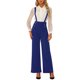 thumbnail image 2 of INSPIRAR CHIC Mono de Mujer con Tirantes Ajustables y Pierna Ancha, Mono con Tirantes, Talla XS, Azul, 2 of 6